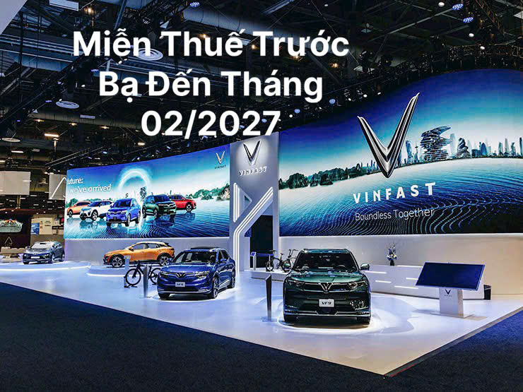 Miễn Thuế Trước Bạ Đối Với Xe Điện Đến Năm 2027 1
